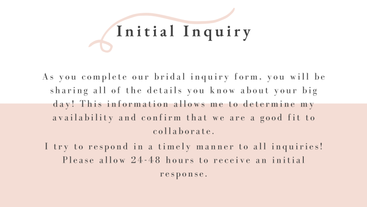 Initial Inquiry
